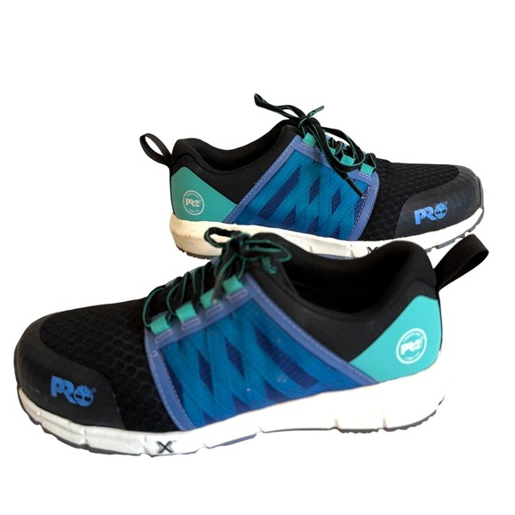 Timberland Pro Womens 7.5 Work Shoes Composite Toe Hiking Trails Outdoors Rugged - Picture 3 of 15